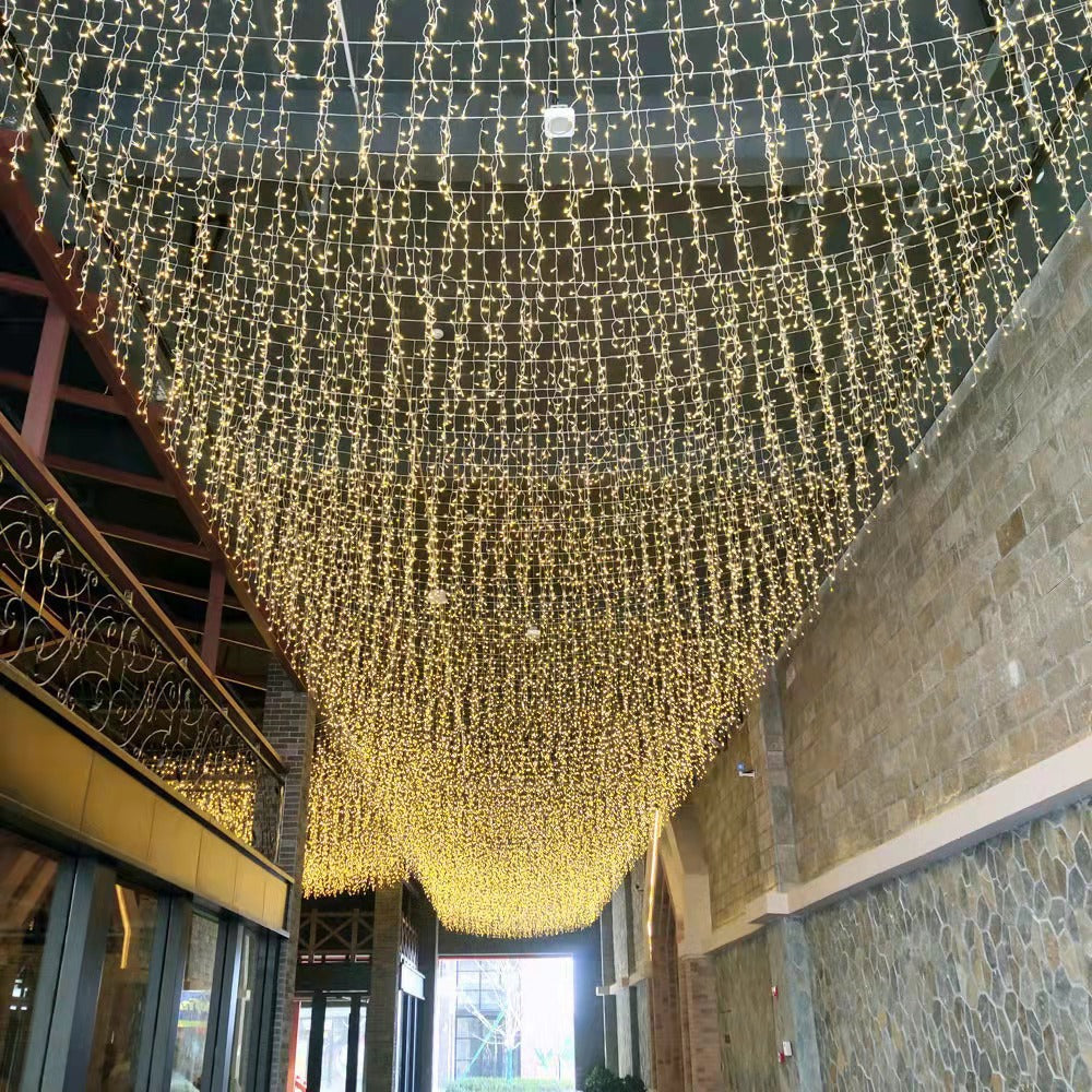 Wow series Christmas lights LED curtain lights Waterfall gypsy stars Shop lighting decorative light strings