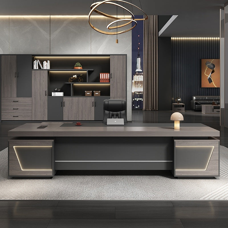Saint li new chinoiserie executive desk elegant president desk boss desk modern casual office furniture manager desk and chair