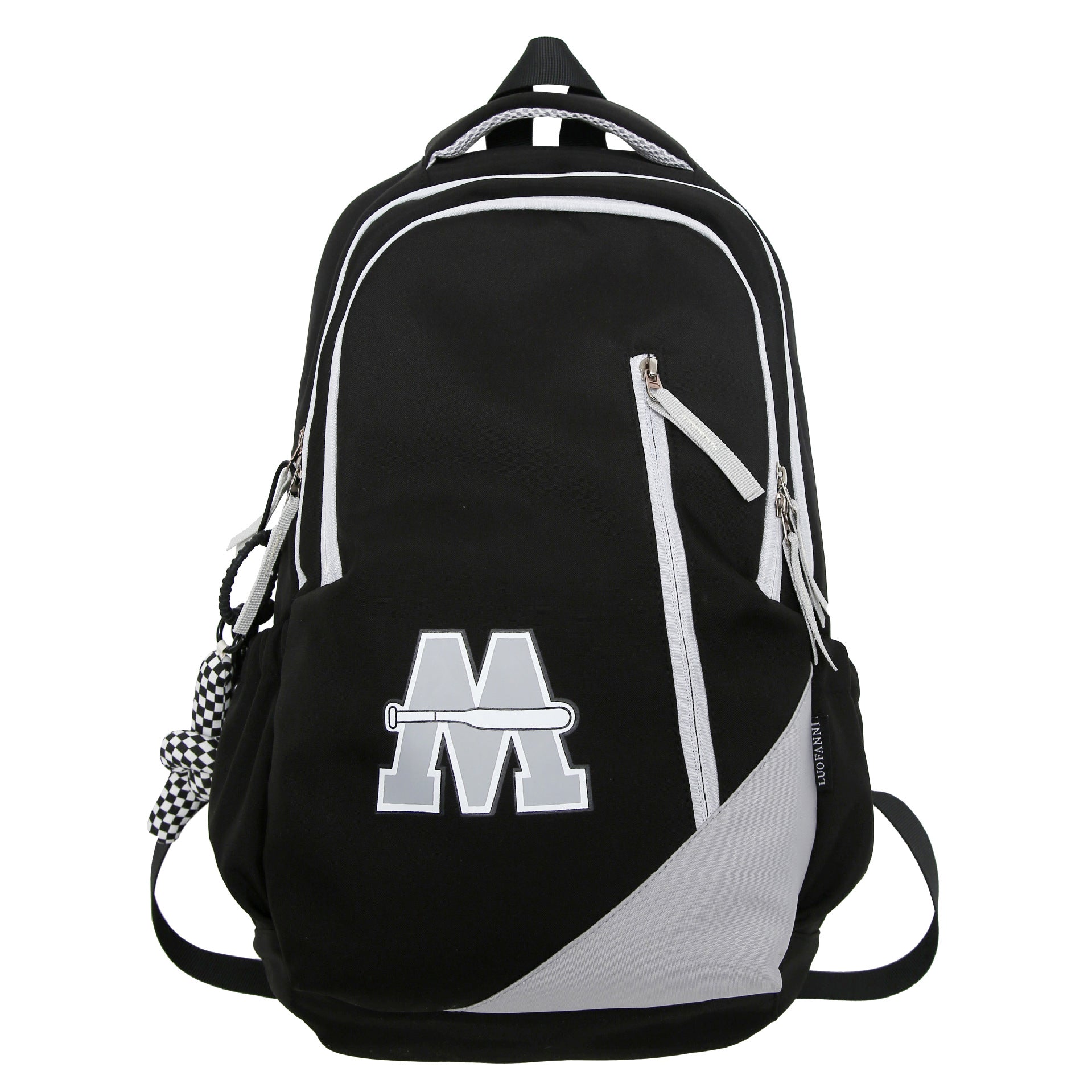 School bag, girls, college students, large-capacity middle school students, contrasting colors, simple niche design, backpack, fashion trend, men