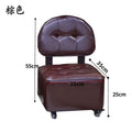 Popular liuliu chair, living room liuliu sofa stool, solid wood small stool, casual back chair, door pulley shoe changing stool