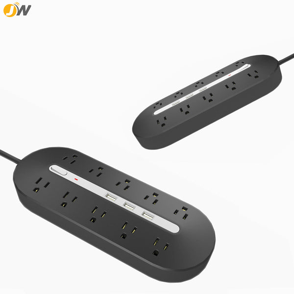 Factory OEM American 10-position plug, flat socket power strip American standard  pin plug-in board