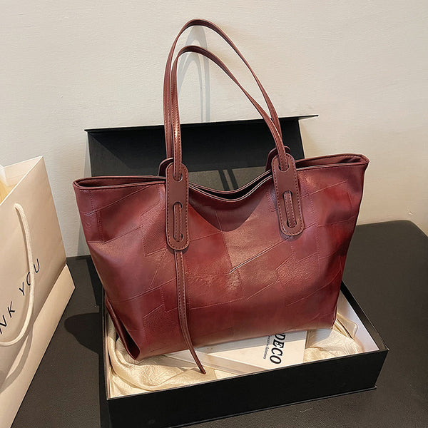 Premium sense simple and versatile shoulder tote commuter bag large-capacity bag women's autumn and winter new fashion women's bag