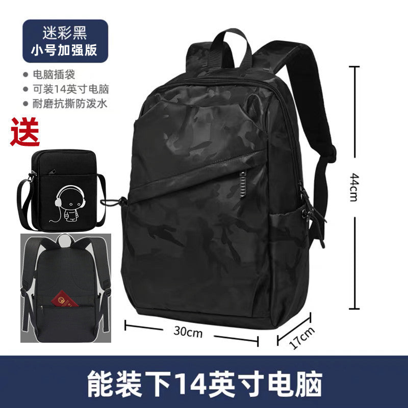 New backpack travel bag leisure computer bag high school college student schoolbag hika men's backpack factory direct sales