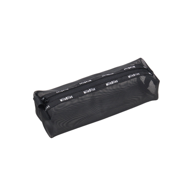 Popular black mesh multi-functional layered cosmetic bag large-capacity cosmetic storage bag portable wash bag bag bag