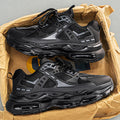 Men's shoes 2026 summer new breathable mesh black warrior dad shoes super popular casual student sports shoes men