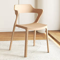 Wholesale engineering backrest stool thickenedfor home plastic chair stackable dining chair spare commercial casual armchair