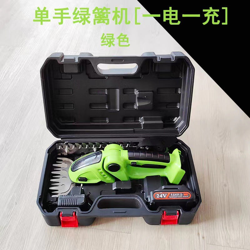 For homelithium battery handheld hedge trimmer mini electric hedge trimmer lawn mower fence shear trimmer pruning shears tool