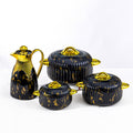 Arabic-style insulated food container with colorful packaging. classic design, multi-functional, keeps food warm for approximately 6 hours. bestseller