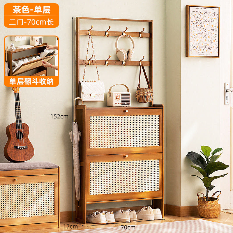 Simple shoe rack household door multi-layer with door dust-proof entry shoe rack shoe cabinet high vertical integrated storage rack