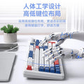 Viewsonic 98-key mechanical-feel keyboard and mouse combo with screen display - wired, for laptops, gaming, and office use