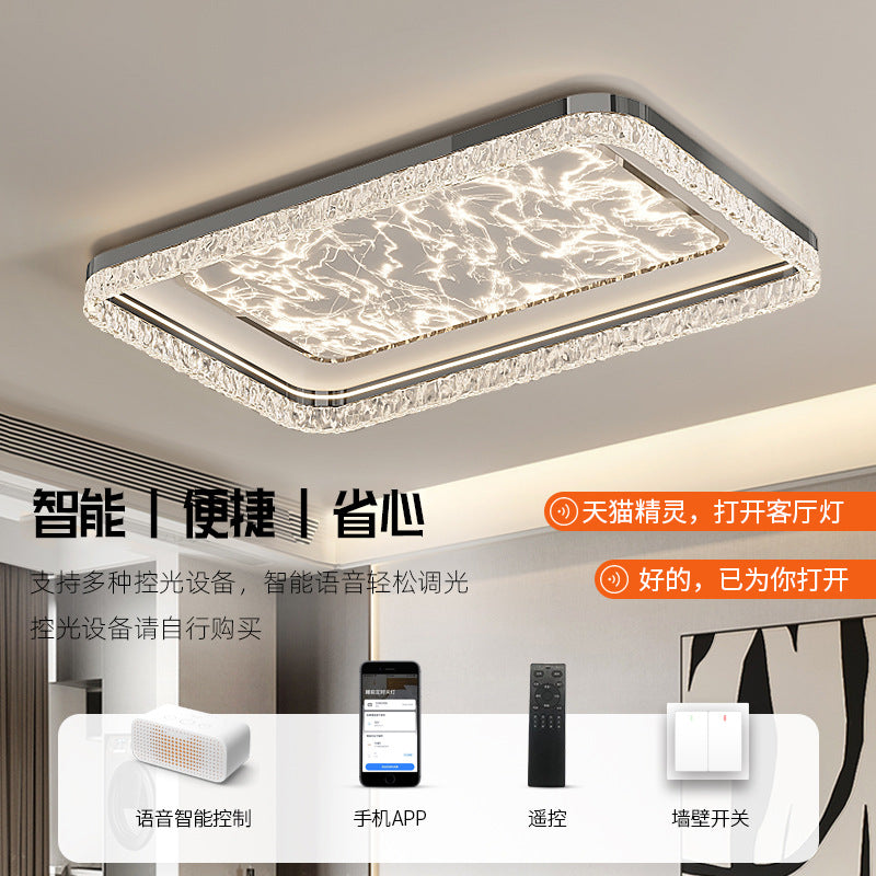 Living room light full spectrum eye protection dining room light atmospheric Italian minimalist light luxury Zhongshan lighting new smoke bedroom light