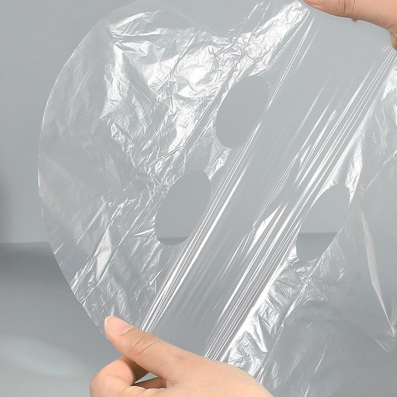 Disposable plastic mask sheets cling film diy mask paper mask hand mask foot mask pe household 100 pieces
