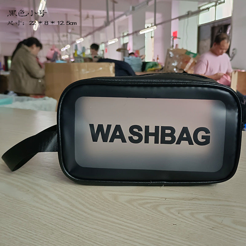 PVC cosmetic toilet bag waterproof portable large capacity swimming bag bath bag cosmetic bag fitness travel storage bag