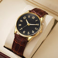 Quartz men's business leather belt alloy luminous swiss light luxury watch - direct from the source, wholesale prices