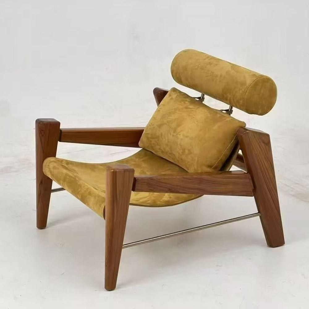 Artistic solid wood sofa chair - perfect for balconies, living rooms, offices, and negotiation areas. a comfortable and stylish choice for your home. all solid wood construction