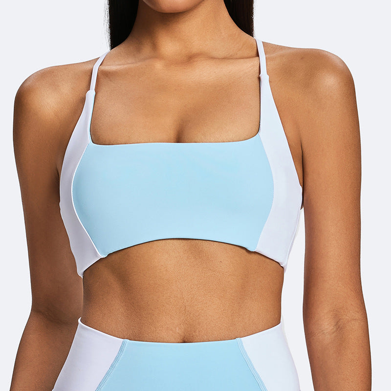 New arrival: barely-there feel, sexy open-back, shockproof sports bra - vest style, premium yoga bra for women