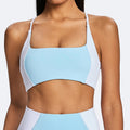 New arrival: barely-there feel, sexy open-back, shockproof sports bra - vest style, premium yoga bra for women
