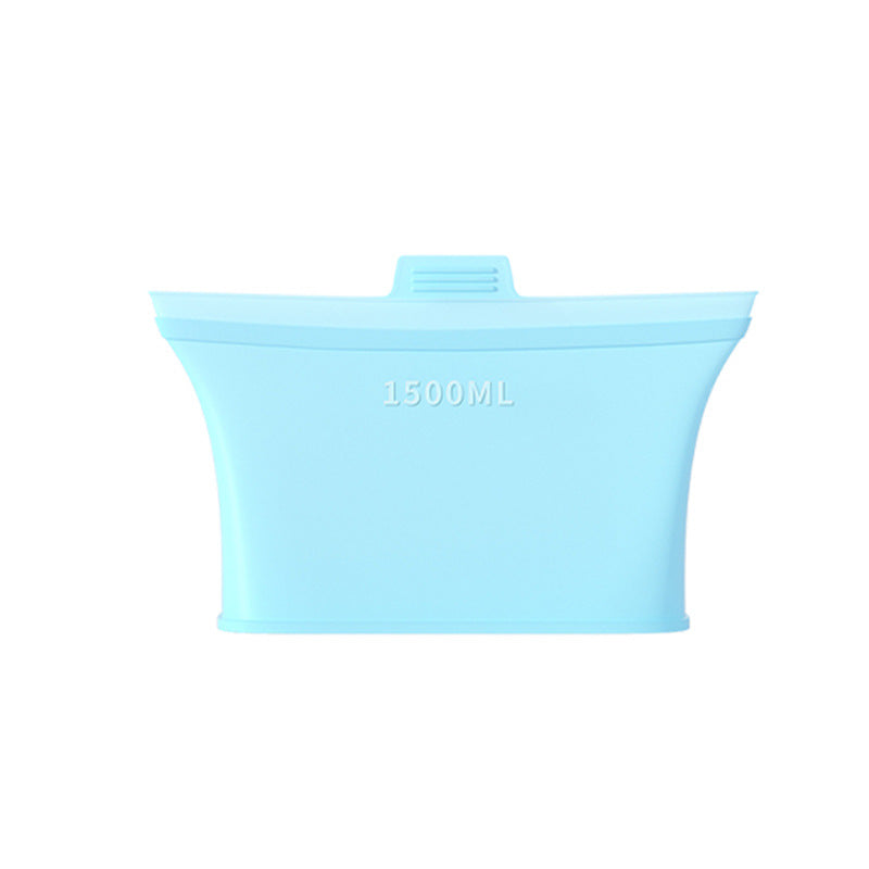 Food-grade silicone fresh-keeping bags, household fruit storage bags, refrigerator freezer sealing bags, leak-proof storage, cross-border hot seller