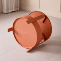 Scandinaviancasual plastic double-layered small round table living room sofa side table for home creative coffee table corner table storage rack