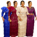african women's clothing plus size new arrivalins  fashionexportsexy tassel dinner sequindress