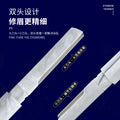 New marble pattern eyebrow razor, double-ended, women's specific, with protective mesh, anti-scratch eyebrow blade, beauty tool, factory wholesale