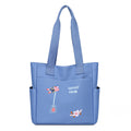 New fashion embroidered tote bag - women's large capacity versatile shoulder bag - trendy lightweight tote - mom bag