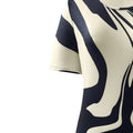 wholesale women's short-sleeved dresses, fashionable women's dresses for spring, summer, and autumn, new cross-border printed designs