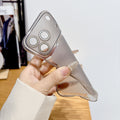 Large window lens film suitable for iphone17promax mobile phone case 15 apple 16 frosted ultra-thin transparent soft case