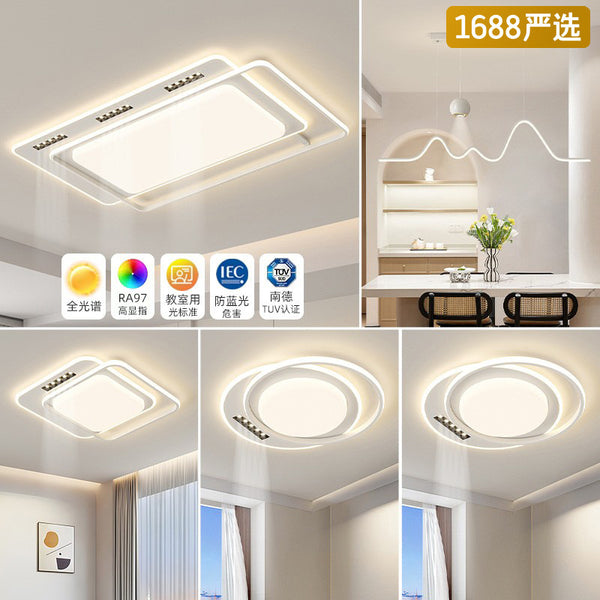 [Strict Selection] Cream Wind Main Light Modern Simple Atmospheric Whole House Lighting Package 2025 New Bedroom Ceiling Light