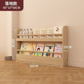 Ultra-thin door rear bookshelf against the wall for home bedroom door rear storage rack multi-layer storage solid wood all-in-one picture book storage