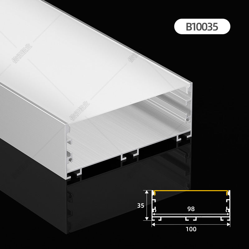 LED linear light office light aluminum alloy light slot line light aluminum alloy embedded commercial lighting modeling aluminum slot