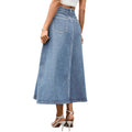 fashion spring summer new arrival  retrofashionloosehigh waistflap pocket pants denim umbrella skirt
