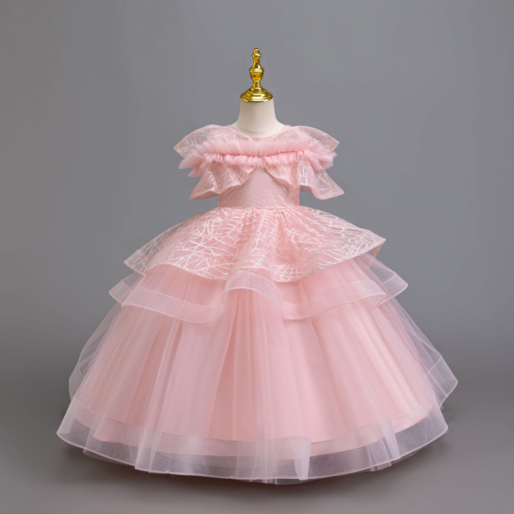 New arrival: girls' sequin princess dress - perfect for weddings, flower girls, piano recitals, and special occasions
