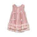Girls' princess dress -  summer new arrival: stylish tank dress with sequins and bow detail