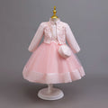 New foreign trade set: three-piece children's formal dress, lace princess dress, piano performance dress for girls, kids dress