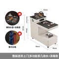 Movable coffee table small apartment multi-functional side cabinet water boiling tea bluetooth audio side sofa side table tea cabinet