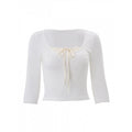European and american style women's clothing  summer new slim-fit solid color versatile five-sleeve t-shirt, stylish and chic base layer top