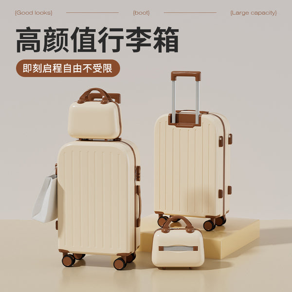 Suitcase Women's new trolley case 20 inches 24 child and mother case Suitcase Universal wheel password Boarding case Gift case