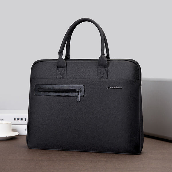 Yiyun Morning File Bag Men's Handbag Business Large Capacity Oxford Cloth Briefcase Printed Briefcase Customization