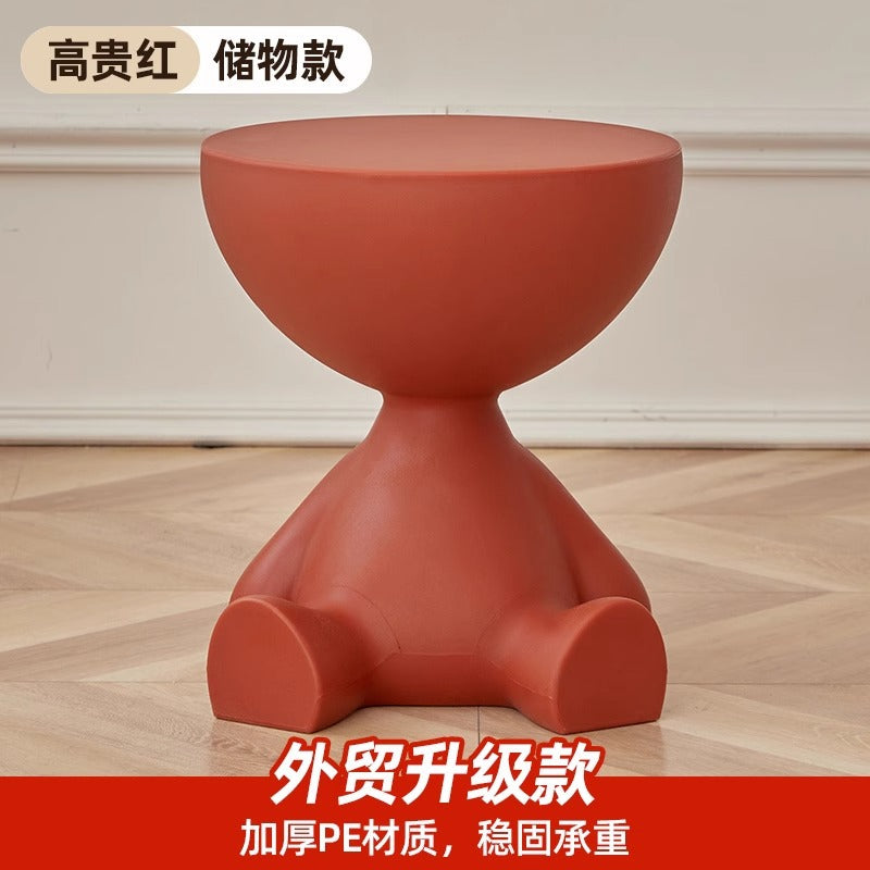 Creative bedside table for home, sofa side table, storage rack, bedroom balcony mobile mini table, small apartment coffee table
