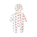 Newborn baby clothes autumn collection: adorable baby girl rompers, newborn footed bodysuits, spring & autumn outing onesies