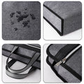 Oxford cloth a4 zipper file folder - men's office document bag, waterproof, large capacity briefcase with custom printing