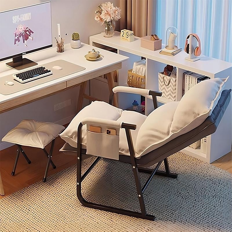 Computer chair for home lazy adjustable backrest chair study chair office chair office dormitory casual lunch break recliner