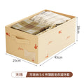 New little red flower divided storage box, underwear organizer, pp board clothes and pants storage solution, clothing storage box