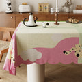 New dopamine tablecloth - creamy style fabric, high-end light luxury living room coffee table home desktop protector