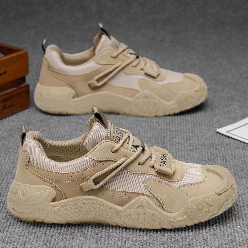 Men's safety shoes - summer mesh breathable construction work shoes - anti-slip, wear-resistant, athletic, casual, outdoor hiking trendy shoes