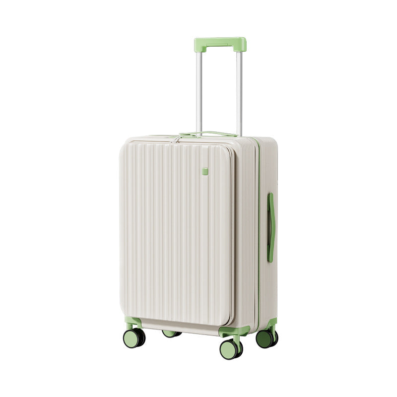 2025 new suitcase Anmison deep warehouse side open large capacity trolley case 28 double layer explosion-proof zipper password box