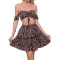code new arrival  women's elegance vacation style sexy skirt suit