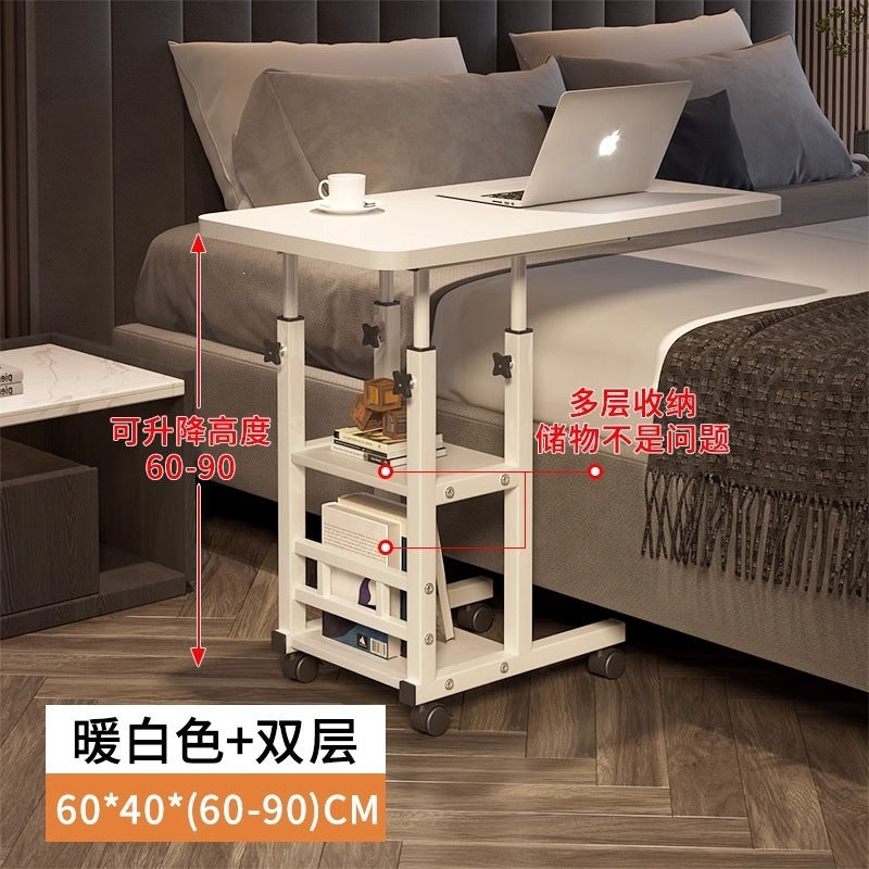 Bedside table movablelift computer table for home bedroom desk simple student dormitory bed small study table