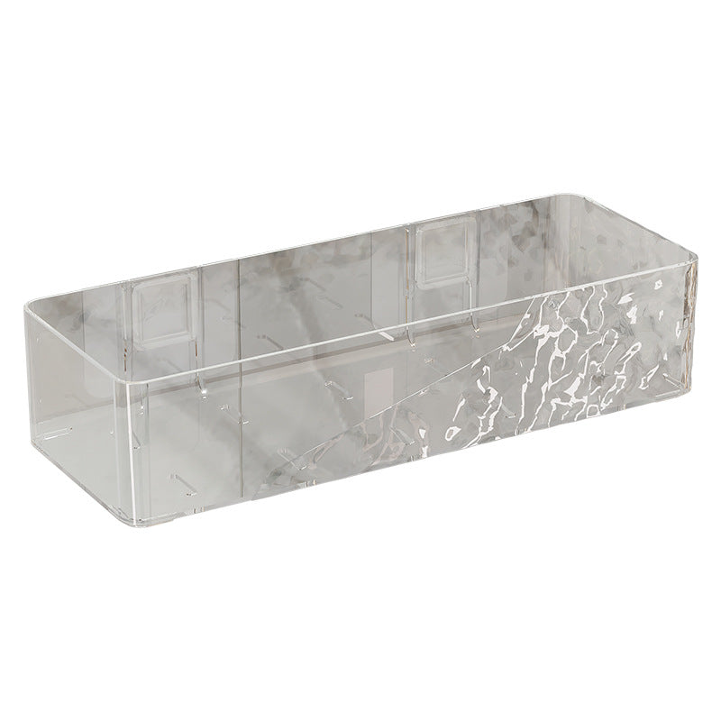 Bathroom storage rack - wall mounted, no drilling required - vanity organizer for toiletries, cosmetics, and more